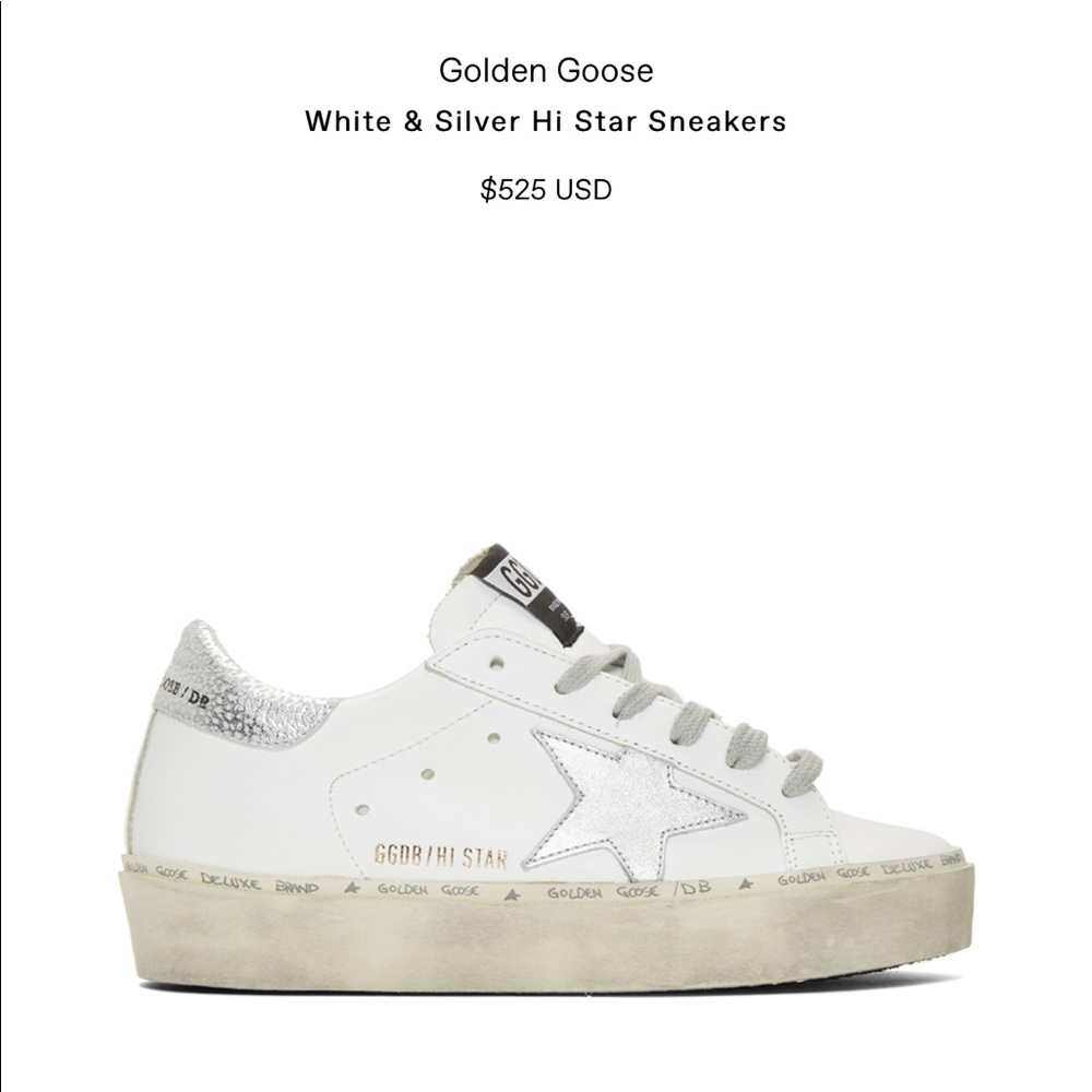 Golden Goose Hi Star NEVER WORN!!